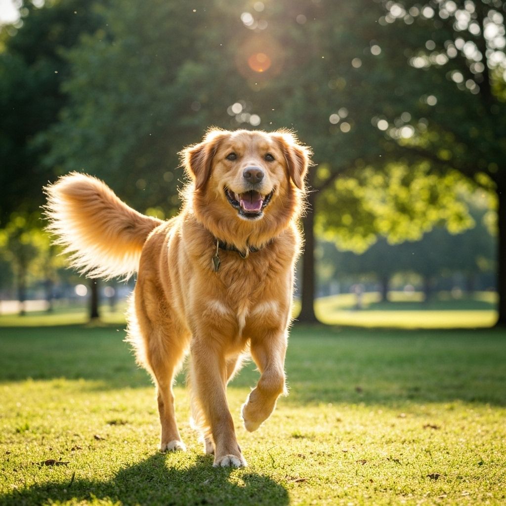 Happy medium dog breed